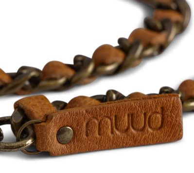 Muud Caja Lærstropp skulderstropp whisky 95cm (569-QB-4637)