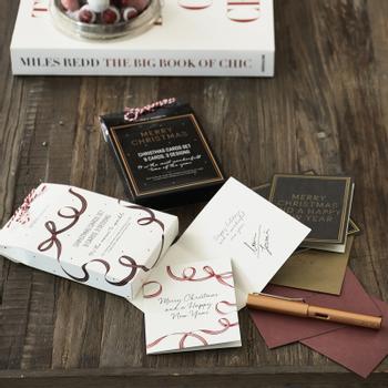 Riviera Maison Kort Merry-Christmas 9stk m/ konvolutt (443-522850)