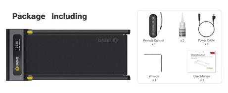 Urevo Spacewalk E3S Tredemølle 6km/t (URTM028)