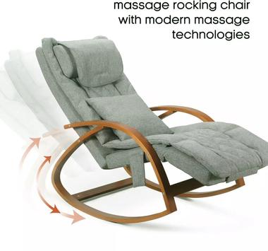 NAIPO Massasjestol gyngestol med varme (MGC-2300P)