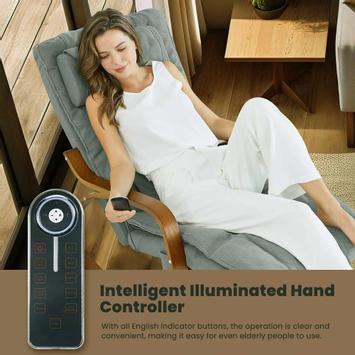 NAIPO Massasjestol gyngestol med varme (MGC-2300P)