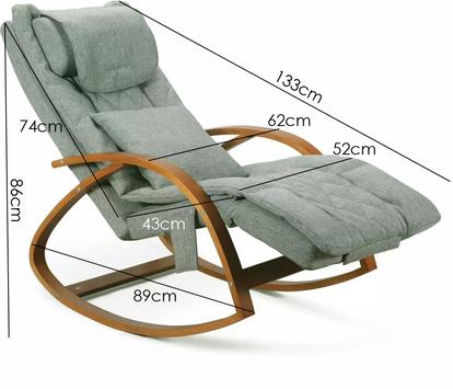 NAIPO Massasjestol gyngestol med varme (MGC-2300P)