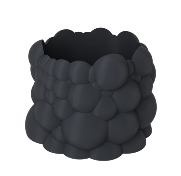 Dazzle & Dawn Bubble Planter Ash-Grey Ø12xH12,5