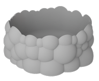 Dazzle & Dawn Bubble Bolle Concrete-Grey  (803-DDB-2010-05,DDB-2020-05,DDB-2030-05)