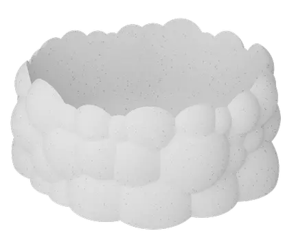 Dazzle & Dawn Bubble Bolle Marble-White (803-DDB-2010-07,DDB-2020-07,DDB-2030-07)