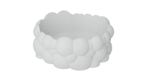 Dazzle & Dawn Bubble Bolle Marble-White (803-DDB-2010-07,DDB-2020-07,DDB-2030-07)