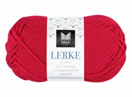 Dale Garn Lerke Rød 4018,  50g (773-213-4018)