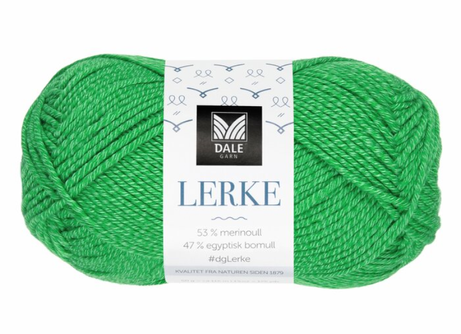 Dale Garn Lerke Skarp-Grønn 8163,  50g (773-213-8163)