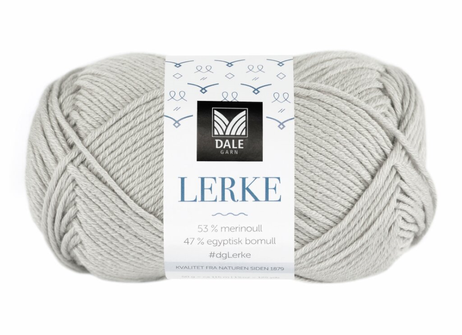 Dale Garn Lerke Lys-Grå 8167, 50g