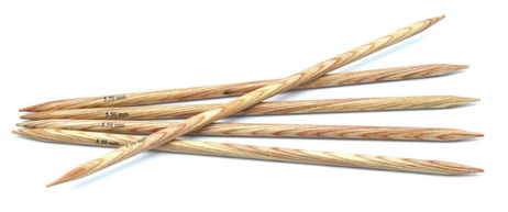 KnitPro Strømpepinner 20cm Natural Symfonie