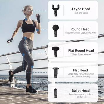 NAIPO Massasjepistol oppladbar (MGG-2103)