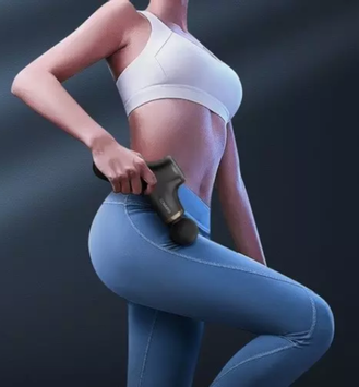 NAIPO Massasjepistol Mini Svart oppladbar (NP-MG01)