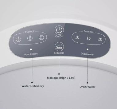 NAIPO oFlexiSpa Fotmassasje-bad med damp (SFS-101)