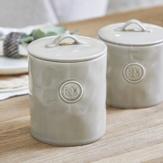 Riviera Maison Portofino Oppbevaringskrukke Flax H17,5 (443-558990)