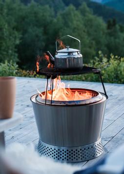 Espegard Bålbrenner Lue Ø40cm rentbrennende bålpanne rustfritt stål (340-5151)