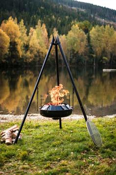 Espegard Rentbrennerinnsats for bålpanne 60 svart (340-6192)