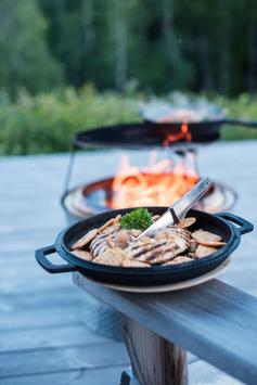 Espegard Støpejernssett til bål (340-7282)