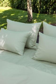 Borås Cotton Cloud Sengesett Sateng Lys-Grønn (479-119357,119358,119359)