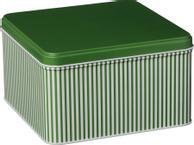 Ib Laursen Metallboks Grønnstripet H10,3 (171-32979-22)