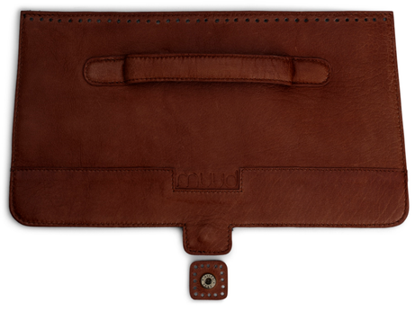 Muud Strikkepakke Haumea Veske grå-richbrown  (569-DIY-1000-RB-darkgrey)