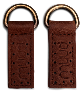 Muud Strikkepakke Haumea Veske grå-richbrown  (569-DIY-1000-RB-darkgrey)