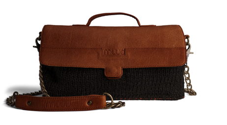 Muud Strikkepakke Haumea Veske sort-richbrown 