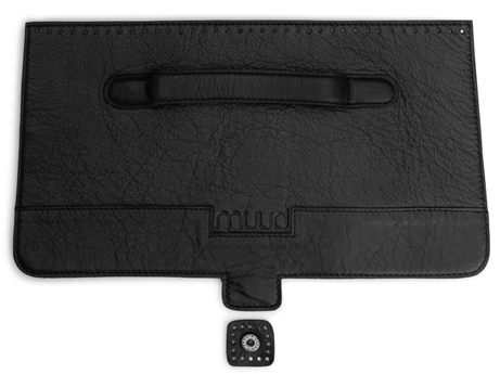 Muud Strikkepakke Haumea Veske grå-sort (569-DIY-1000-black-darkgrey)