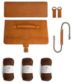 Muud Strikkepakke Haumea Veske bronse-whisky (569-DIY-1000-whisky-bronze)