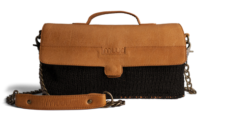 Muud Strikkepakke Haumea Veske sort-whisky 