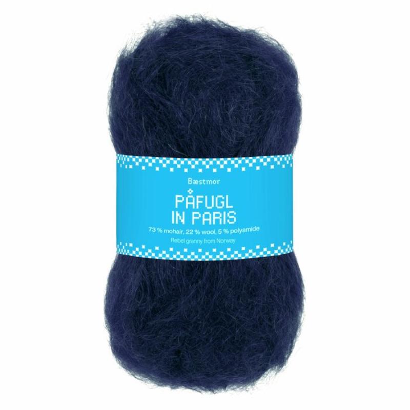 Bæstmor Garn Påfugl-in-Paris Navy-Blue 5563  50g