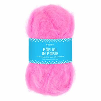 Bæstmor Garn Påfugl-in-Paris Neonrosa 7957,  50g (773-408-7957)