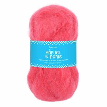Bæstmor Garn Påfugl-in-Paris Korall 4017,  50g (773-408-4017)