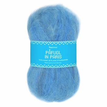 Bæstmor Garn Påfugl-in-Paris Blåmix 7964,  50g (773-408-7964)