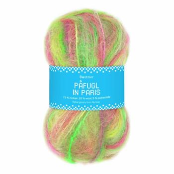 Bæstmor Garn Påfugl-in-Paris Ananasmix 7968, 50g