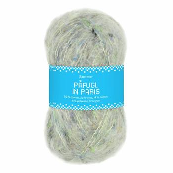 Bæstmor Garn Påfugl-in-Paris Grønn-Tweed 7970,  50g (773-408-7970)