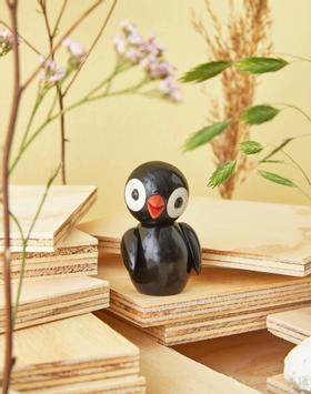 Spring Copenhagen Trefigur Fugl Bold Black