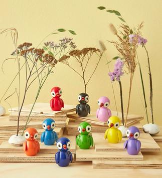 Spring Copenhagen Trefigur Fugl Bold Black (752-2121-FSC)