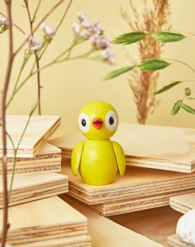 Spring Copenhagen Trefigur Fugl Youthful Yellow (752-2123-FSC)