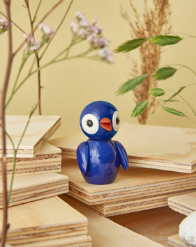 Spring Copenhagen Trefigur Fugl Dazzling Dark-Blue