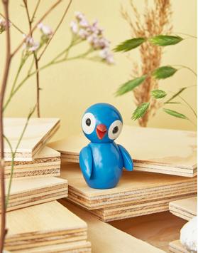 Spring Copenhagen Trefigur Fugl Lucky Light-Blue