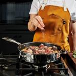 HexClad Sautépanne med lokk 5L Non-stick (573-CWSPDL12-C)