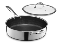 HexClad Sautépanne med lokk 5L Non-stick (573-CWSPDL12-C)