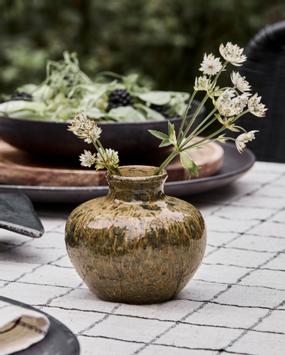 House Doctor Bodi Vase Brun Ø8,5xH8,5