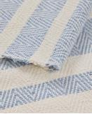 Lexington Bordløper Striped økologisk-bomull Himmelblå-Hvit  (588-12513004)