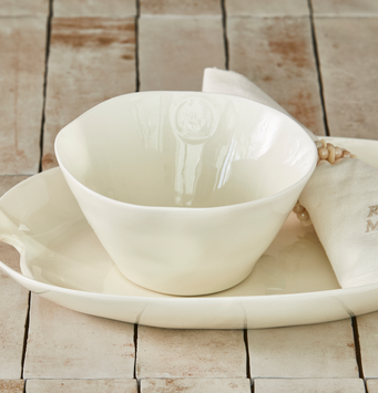 Riviera Maison Portofino Bolle Hvit H8,5