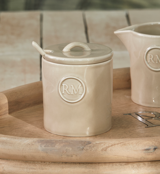 Riviera Maison Portofino Sukkerskål Flax H12