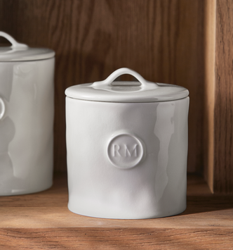 Riviera Maison Portofino Oppbevaringskrukke Hvit H14