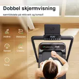 Urevo Strol-2S-Pro Anbefalt tredemølle stigningsfunksjon (URTM036)