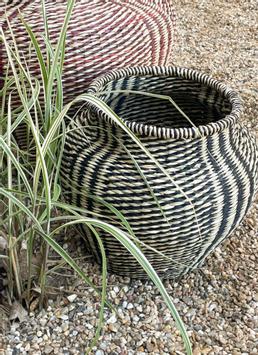 House Doctor Vilo Kurv Sjøgress Sort