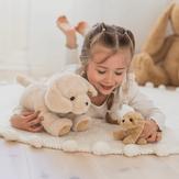 Teddykompaniet  Bamse Hund m/ valp 30cm (582-TED04241)